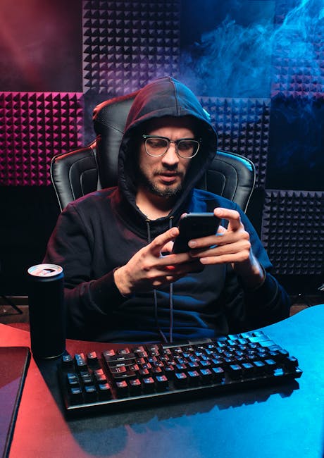Person playing tap-based games on mobile device